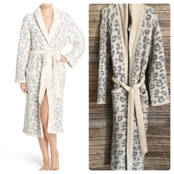 Barefoot dreams robe leopard Clearance